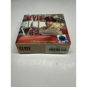 Elvis Presley 2004 Year-In-A-Box Desk Calendar Mead Vintage Memorabilia Trivia